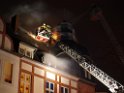 Feuer 3 Dachstuhlbrand Koeln Muelheim Gluecksburgstr P047
